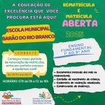 Matricula e Rematrícula Aberta 2025